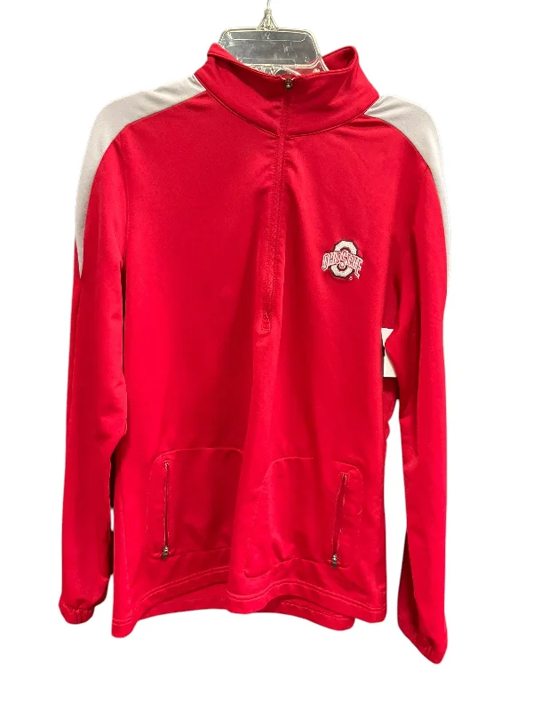 Athletic Jacket By Clothes Mentor In Red, Size: S