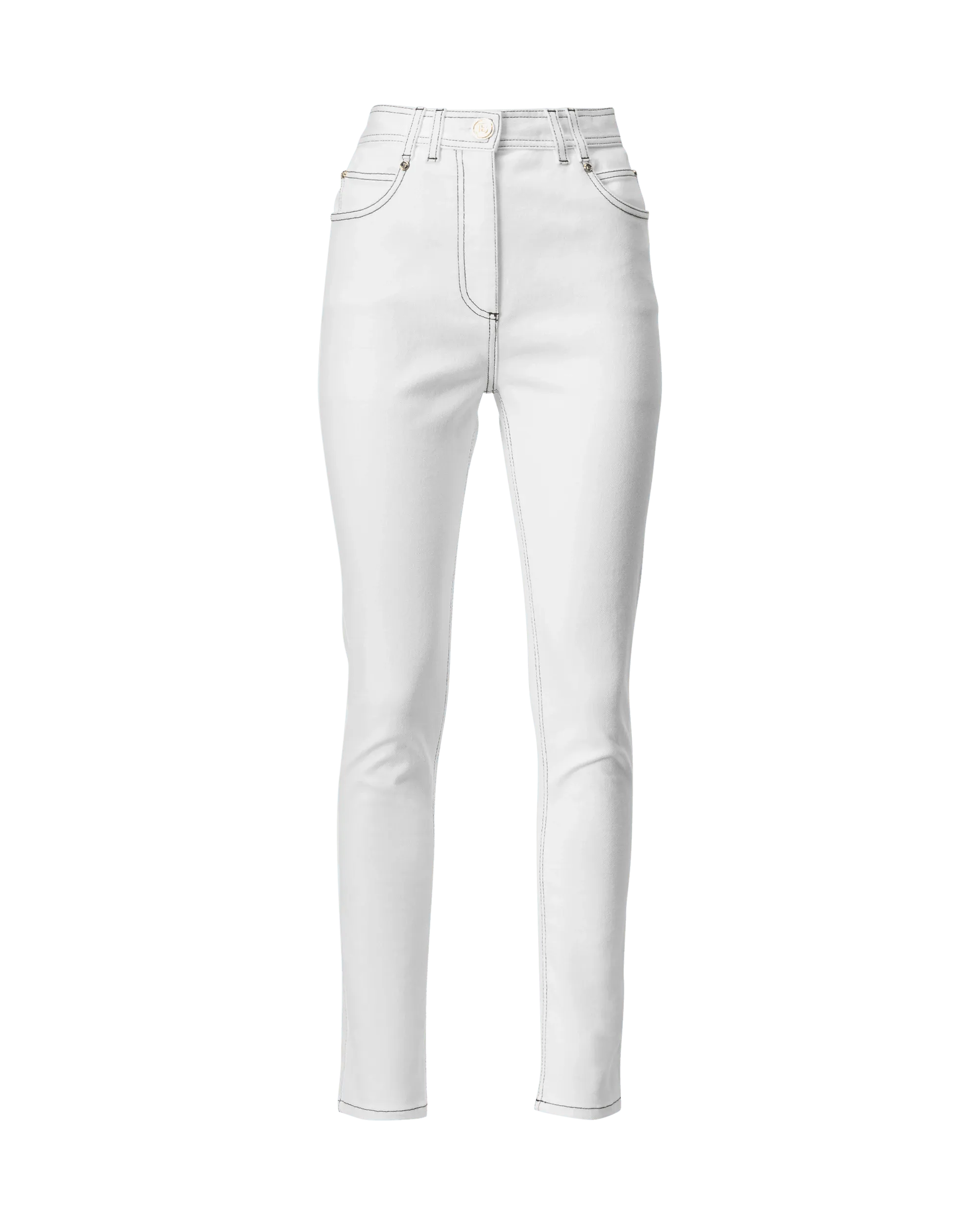 Contrasting Stitch Skinny Jeans