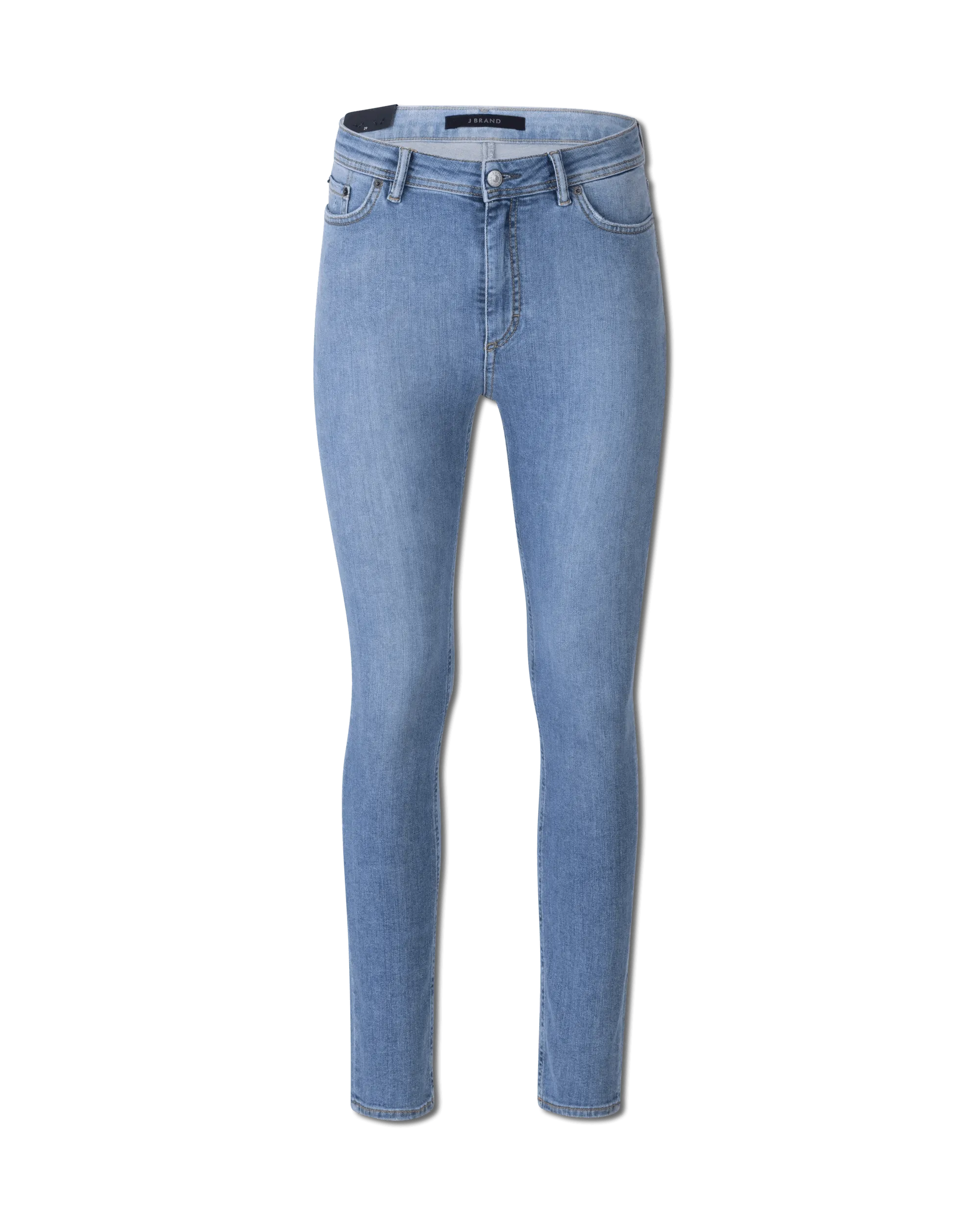 Five-Pocket Mid-Rise Skinny Jeans