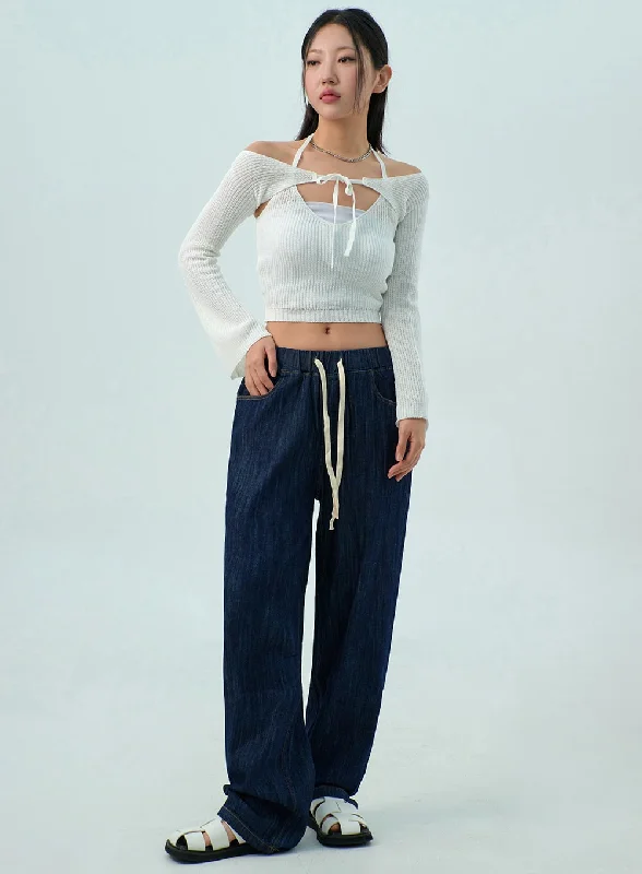 Drawstring Jeans CY330