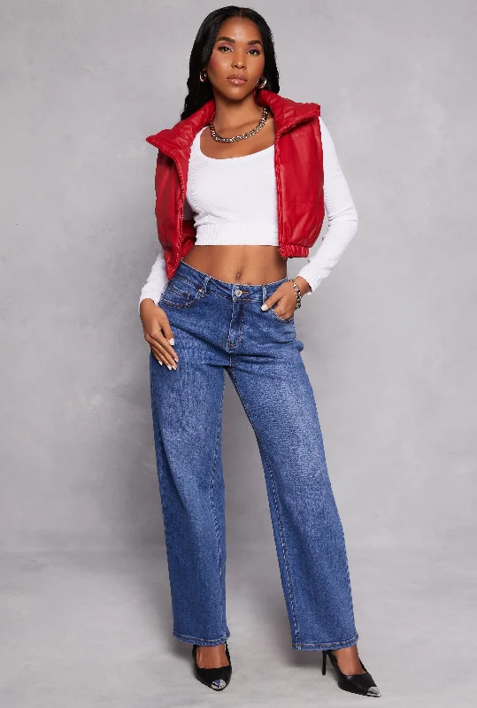 WAX Basic Straight Leg Jeans