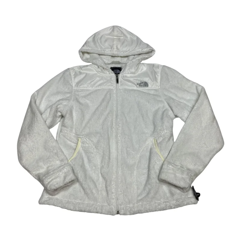 Athletic Jacket By The North Face In White, Size: M