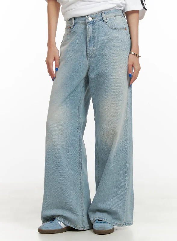 Washed Baggy Jeans CY431