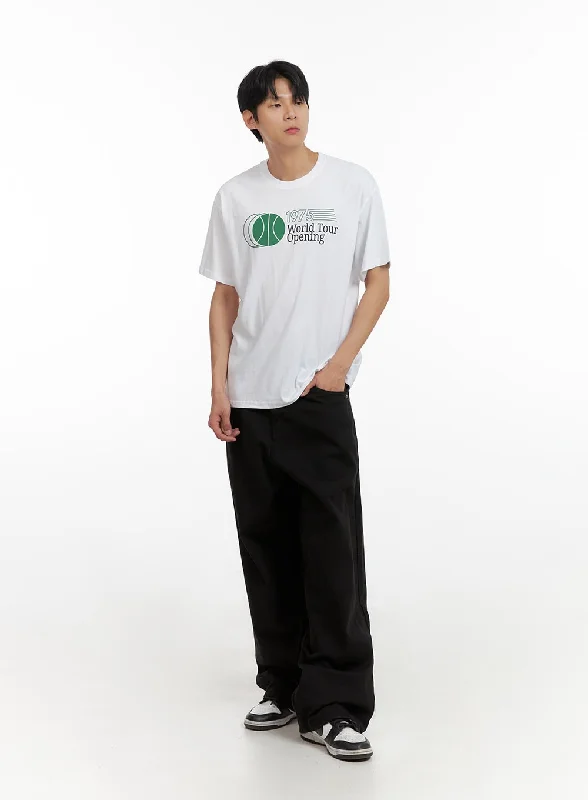 Men's Wide Pants IL403