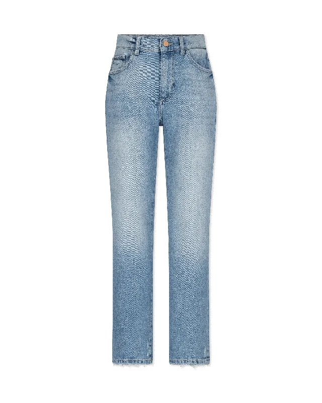 Patti High Rise Straight 27" Jeans