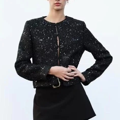 Sequin Textured Jacket