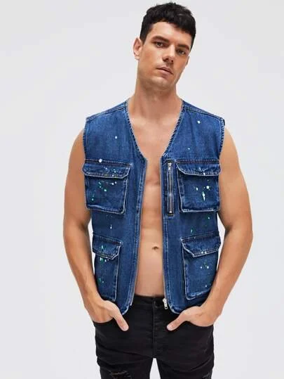 SHEIN Mens Denim Jackets