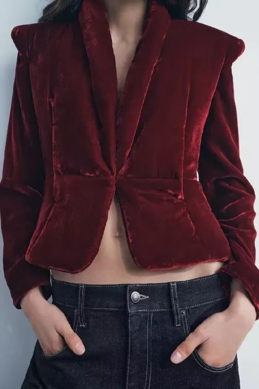 Velvet Cotton Coat Jacket