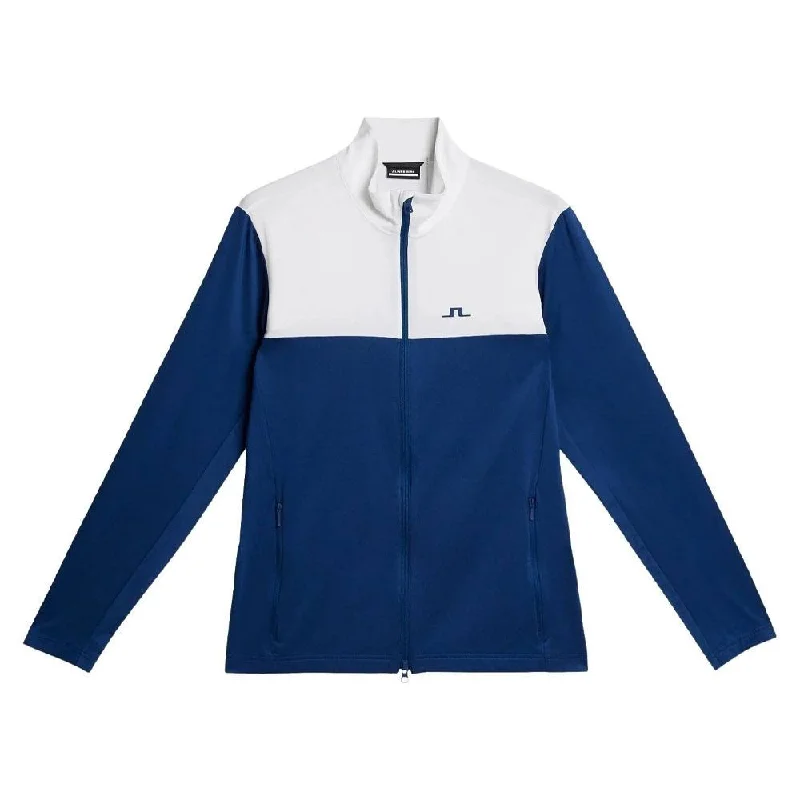 J.Lindeberg Banks Mid Layer Golf Jacket Estate Blue - SS24