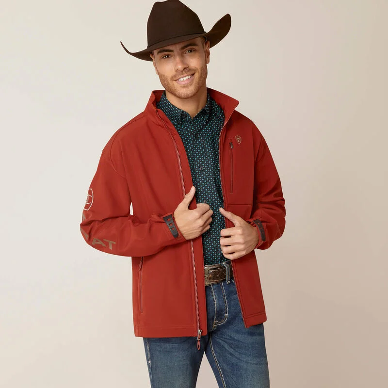 Ariat Mens Logo 2.0 Softshell Jacket Koa Wood