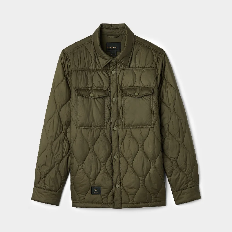 Quilted Shirt Jacket