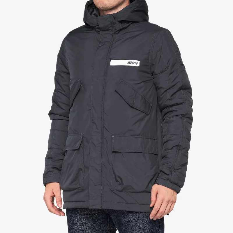 100% Tyro Jacket - Charcoal