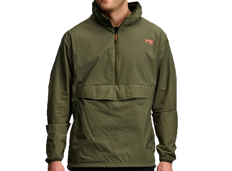 Fox Factory Alpine Track Walk Anorak  Jacket - Green