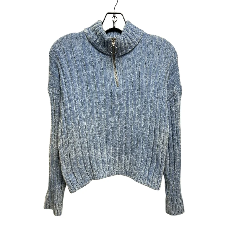 Chenille Sweater By Pink Rose In Blue, Size: S