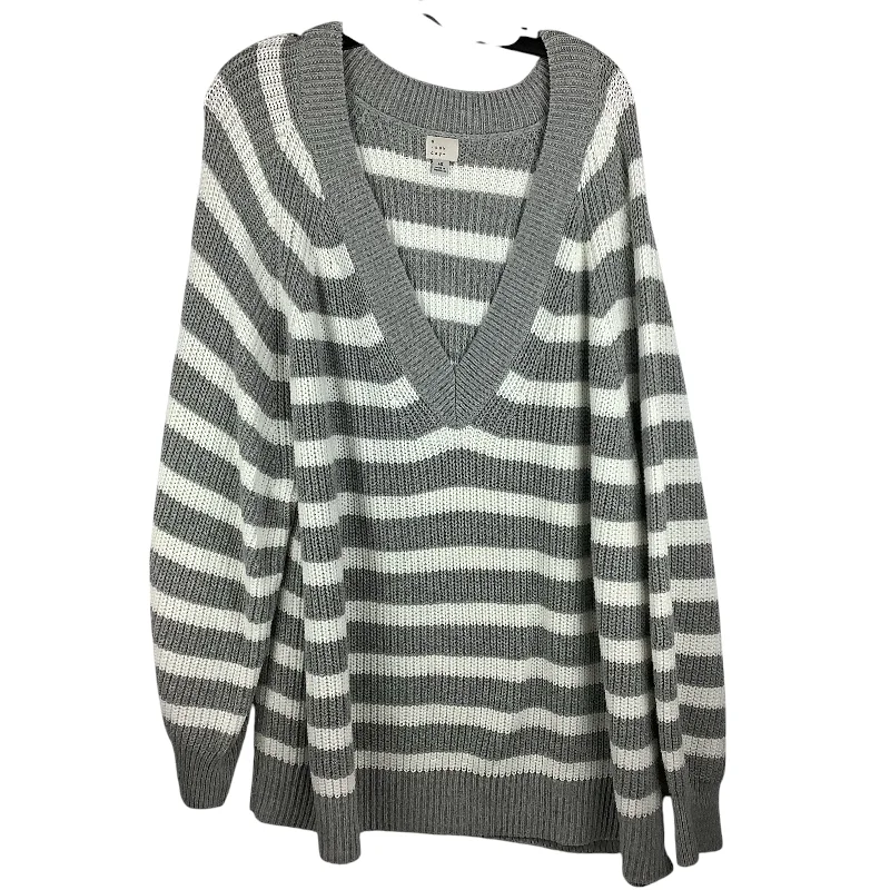 Sweater By A New Day In Grey, Size: 4x