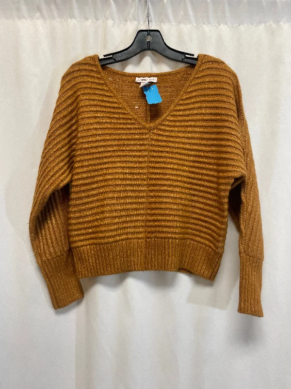 Sweater By Clothes Mentor In Brown, Size: Xs