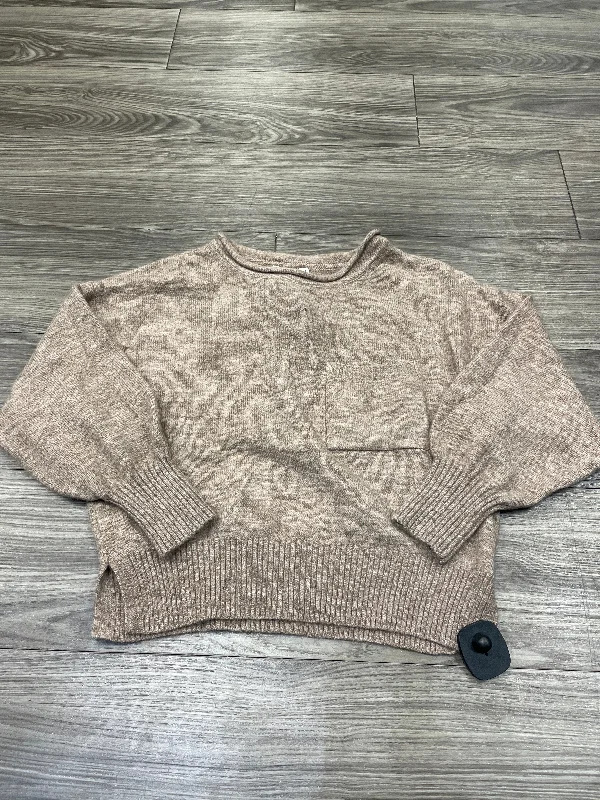 Sweater By Clothes Mentor In Brown, Size: Xs