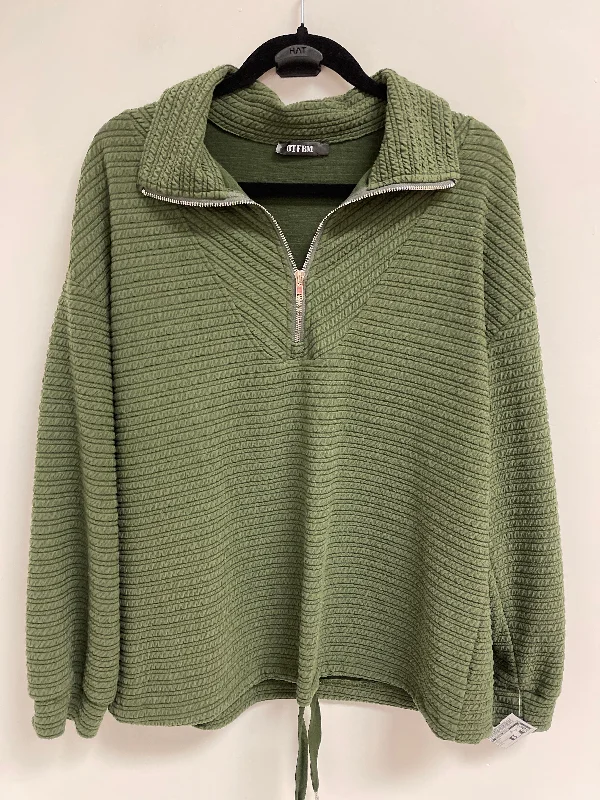 Sweater By Clothes Mentor In Green, Size: L