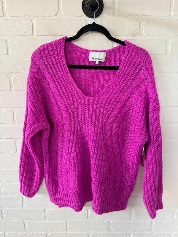 Sweater By Clothes Mentor In Pink, Size: M