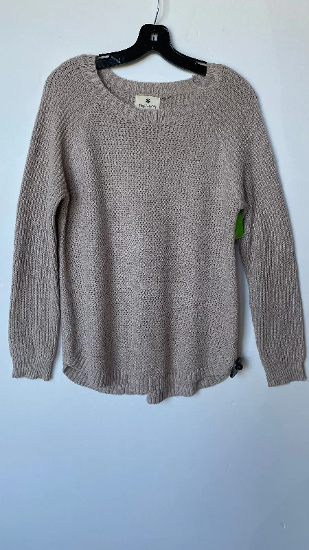 Sweater By Clothes Mentor In Tan, Size: M