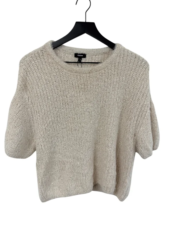 Sweater By Express In Cream, Size: S