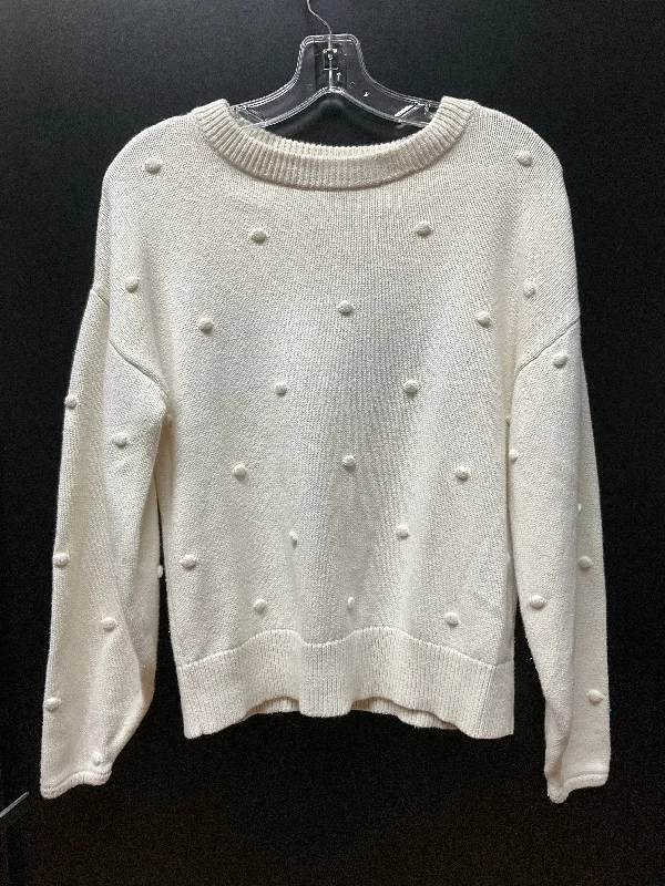 Sweater By Gap In Cream, Size: S