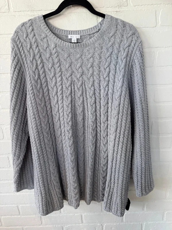 Sweater By J. Jill In Grey, Size: Xlp