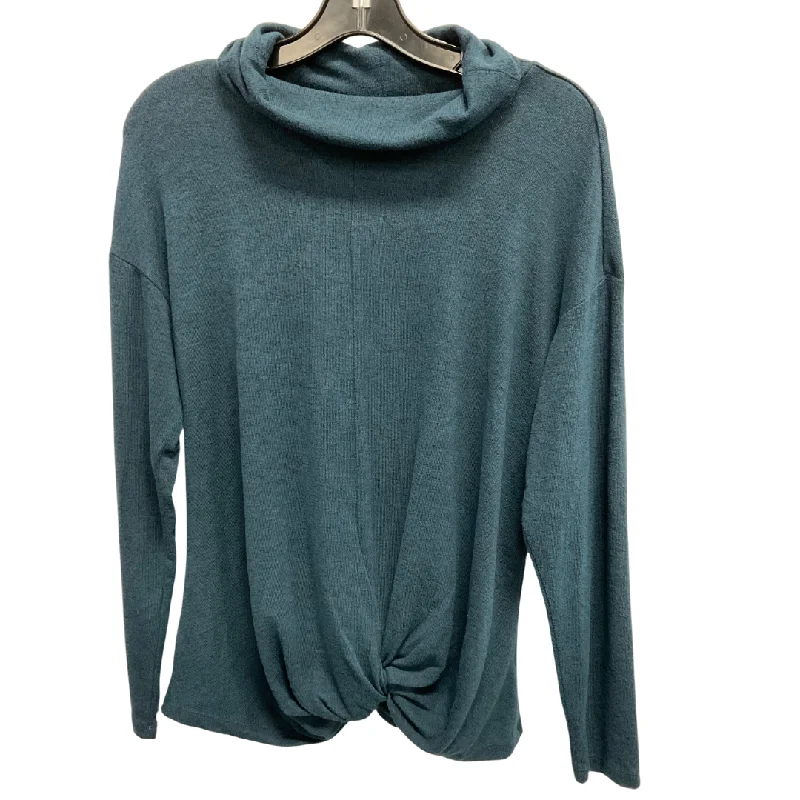 Sweater By Jennifer Lopez In Teal, Size: M