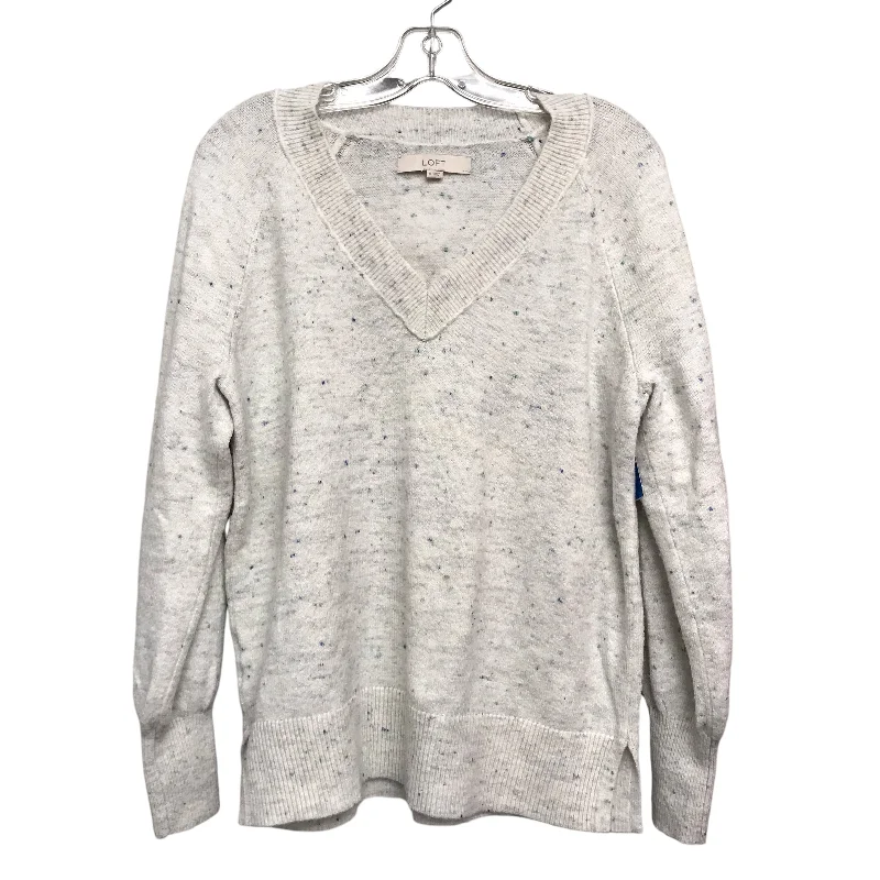 Sweater By Loft In Cream, Size:M