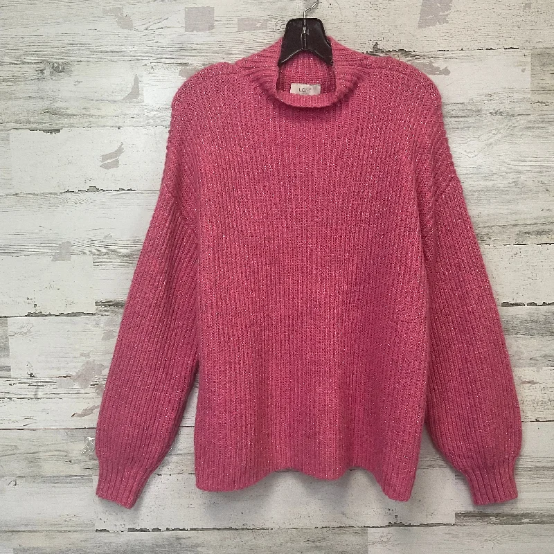 Sweater By Loft In Pink, Size: Xl