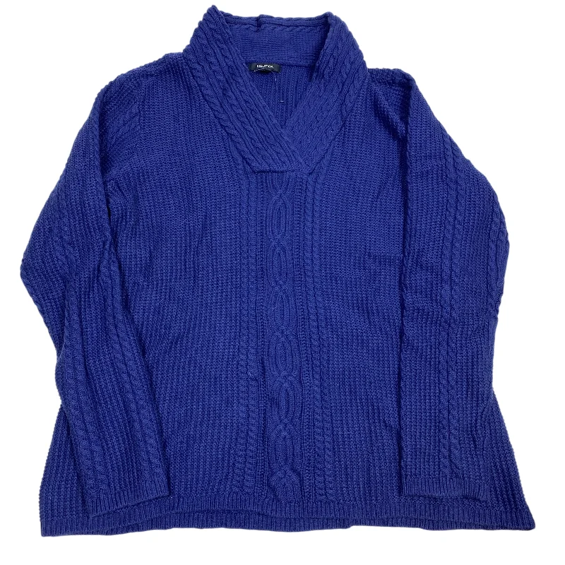 Sweater By Nautica In Blue, Size: Xl