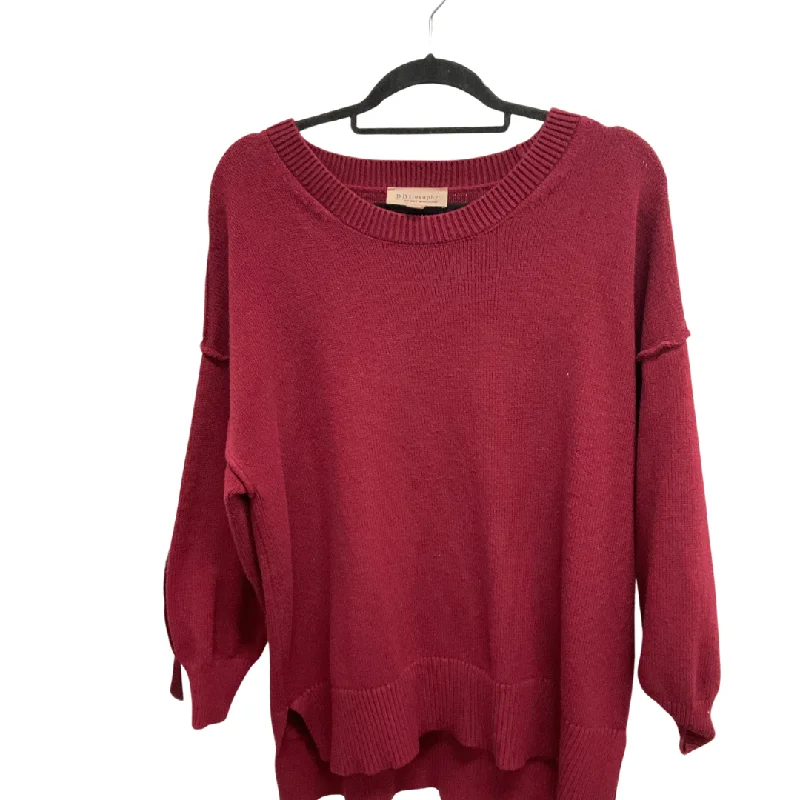 Sweater By Philosophy In Maroon, Size: 2x