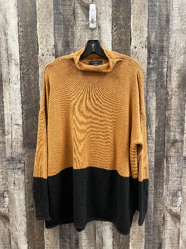 Sweater By Tahari By Arthur Levine In Gold, Size: 2x