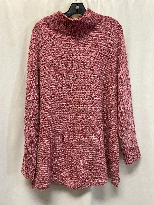 Sweater By Terra & Sky In Pink, Size: 4x