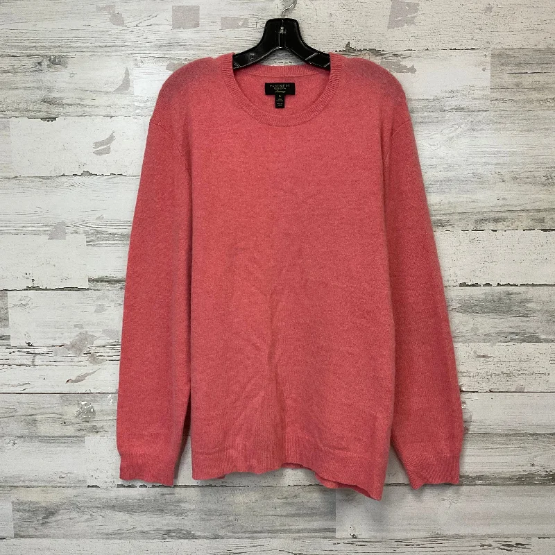 Sweater Cashmere By Cashmere Club Room In Pink, Size: Xl