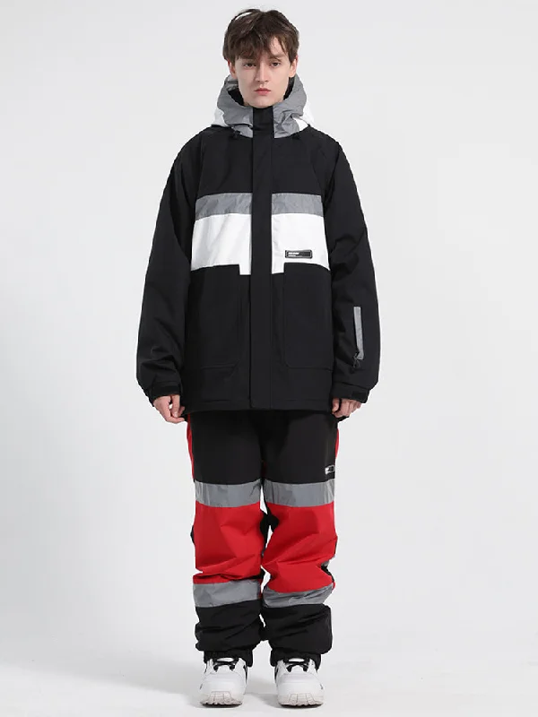 Gsou Snow Men's Infinium Neon Glimmer Snow Jacket & Pants Set