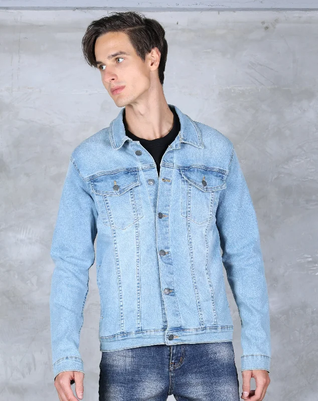 Jack Russel - Men Jackets - Handwerk JK-702 Slim Fit Light Blue