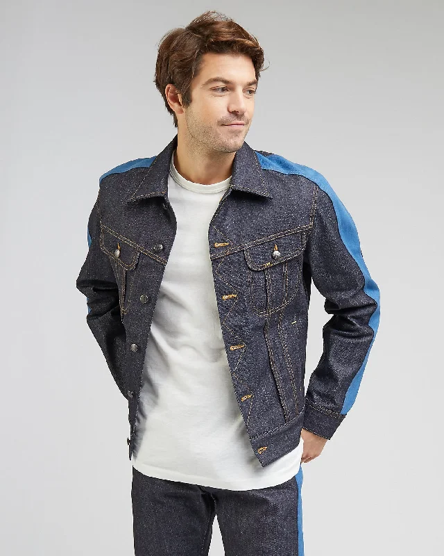 Lee 101 Panelled 15oz Selvedge Denim Rider Jacket - Dry