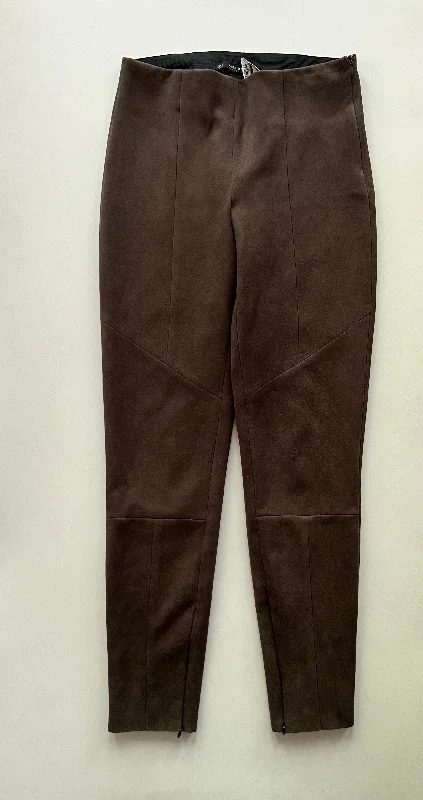 Pants Ankle By Zara Basic In Brown, Size: 4