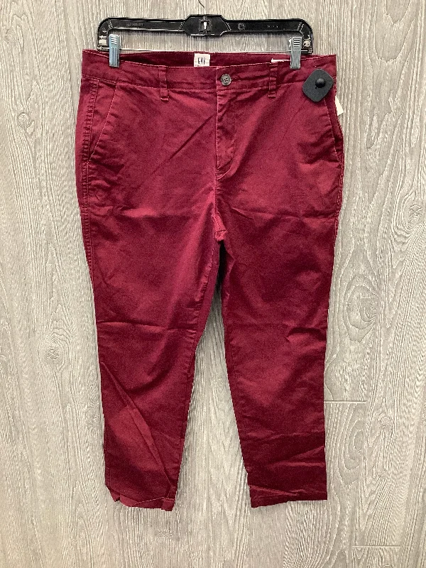 Pants Chinos & Khakis By Gap In Red, Size: 10