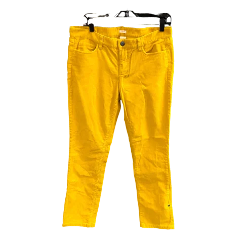 Pants Corduroy By J. Crew In Yellow, Size: 12