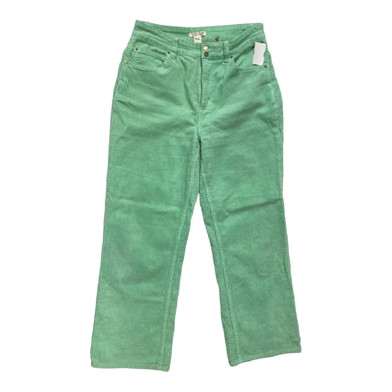 Pants Cropped By Billabong In Green, Size: 8