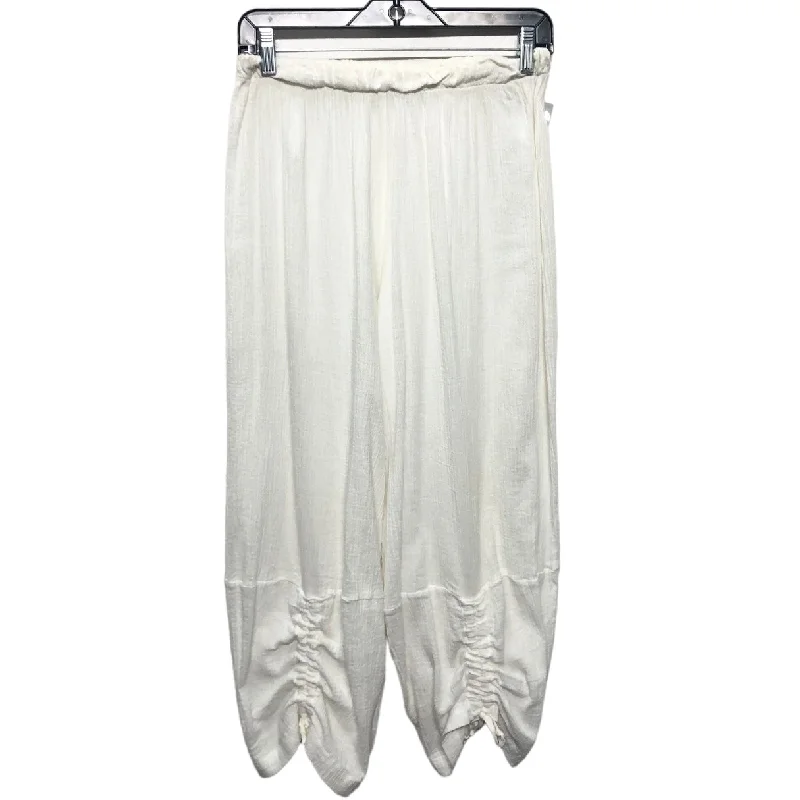 Pants Cropped By Bryn Walker In White, Size: Xs