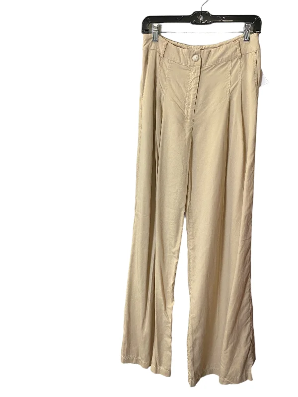 Pants Linen By Amadi In Tan, Size: S