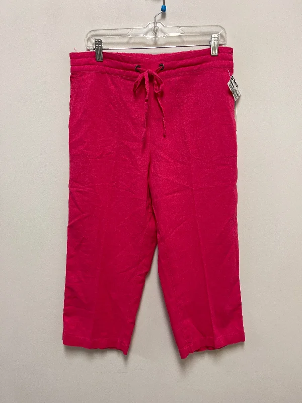 Pants Linen By Clothes Mentor In Pink, Size: M