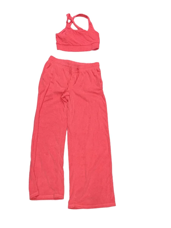 Pants Set 2pc By Clothes Mentor In Red, Size: L