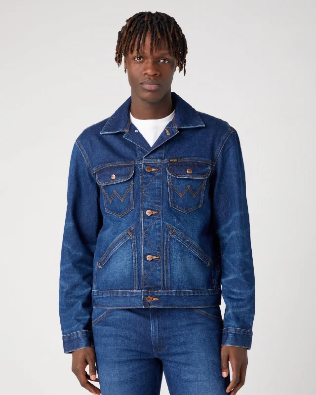 Wrangler Icons 124MJ Western Denim Jacket - Far Away