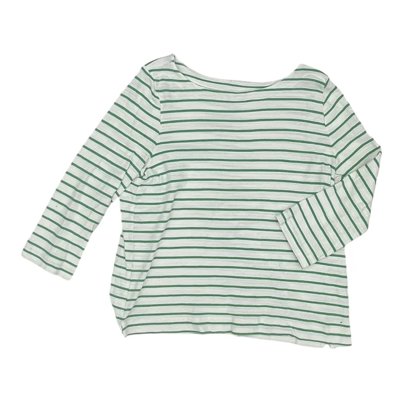 Top 3/4 Sleeve By Loft In Green, Size:Xl