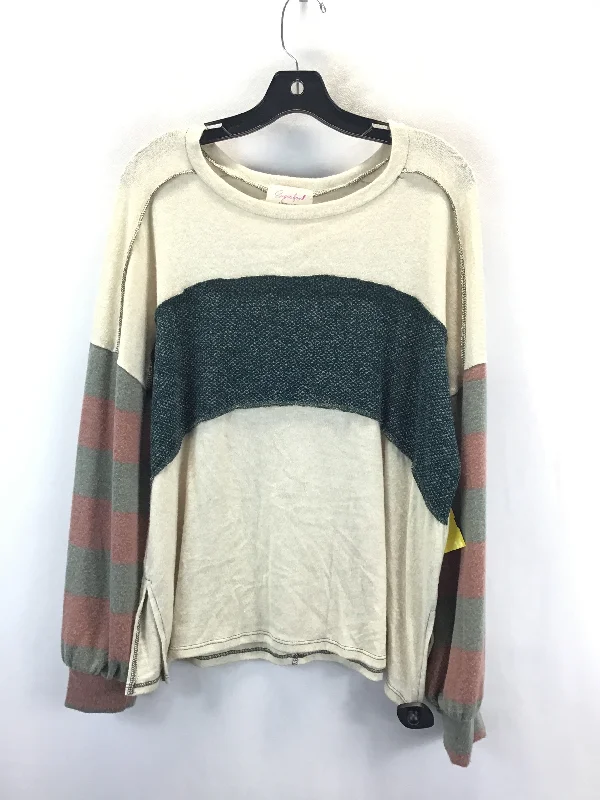 Top Long Sleeve By Clothes Mentor In Multi-colored, Size: L