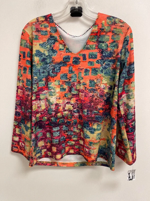 Top Long Sleeve By Clothes Mentor In Multi-colored, Size: S